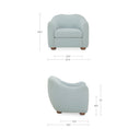 Bria - Accent Chair - Light Blue - Moe's Home Collection - Accent Chairs - Elite Enclave Home