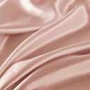 Satin - Wrinkle - California King Free Luxurious 6 Piece Sheet Set - Blush