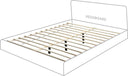 Vaughn - Chenille Bed With Black Base - Meridian Furniture - Platform Beds - Elite Enclave Home