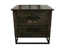 Dark Teak - Nightstand - Oil Black