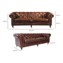Birmingham - Sofa - Brown - Moe's Home Collection - Stationary Sofas - Elite Enclave Home
