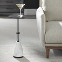 Kincaid - Metal Drink Table - White - Uttermost - Accent Tables- Elite Enclave Home