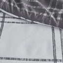 Pike - Plaid Reversible Comforter Set - White / Gray - Intelligent Design - Comforters & Sets - Elite Enclave Home