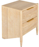 Oakwood - Night Stand - White Oak - Meridian Furniture - Accent Nightstands - Elite Enclave Home