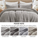 Duke - King Comforter Mini Set - Gray