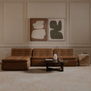 Lino - Slipper Chair - Tan - Moe's Home Collection - Stationary Chairs - Elite Enclave Home