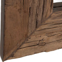 Rennick - Large Reclaimed Pine Mirror - Dark Brown - Uttermost - Accent Mirrors- Elite Enclave Home