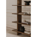Casey - Large Standard Bookcase - Dark Brown - Moe's Home Collection - Standard Bookcases - Elite Enclave Home