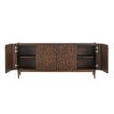 Melbourne - Mappa Burl 4 Door Cabinet - Woodtone