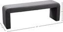 Minimalist - Bench - Meridian Furniture - Upholstered Benches - Elite Enclave Home