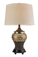 Glitzy Bejeweled Table Lamp - Gold