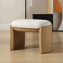 Port - Small Bench - Natural / White - Uttermost - Upholstered Benches- Elite Enclave Home