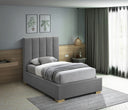 Pierce - Bed - Meridian Furniture - Upholstered Beds - Elite Enclave Home