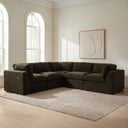 Cates - Corner Chair - Dark Green - Moe's Home Collection - Corner Chairs - Elite Enclave Home