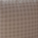 Cotton Gingham Pouf Cover - Gray
