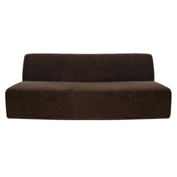 Naomi - Convex Sofa - Dark Brown