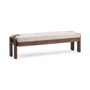 Kava - Accent Bench - Cocoa Latte - Classic Home - Upholstered Benches - Elite Enclave Home