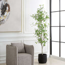 Boreal - Potted Birch Tree - Gray / Green - Uttermost - Plants - Elite Enclave Home