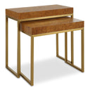 Burl-esque - Wooden Nesting Tables (Set of 2)