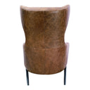 Amos - Leather Accent Chair - Brown - Moe's Home Collection - Accent Chairs - Elite Enclave Home