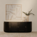 Nicola - Media Cabinet - Black - Moe's Home Collection - TV Stands - Elite Enclave Home