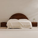 Watson - King Bed - Walnut - Moe's Home Collection - Slat Beds - Elite Enclave Home