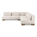 June - Corner Modular Sectional - Oatmeal - Moe's Home Collection - Stationary Sectionals - Elite Enclave Home