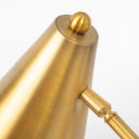Lamp Base LED With Gold Shade - Gold