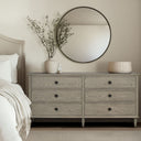 Victoria - 6 - Drawer Dresser (70") - Reclaimed Gray - Madison Park Signature - Dressers - Elite Enclave Home