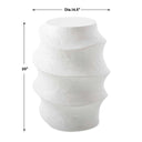 Winded - Outdoor Accent Table - White