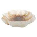 Organic Elegance - Wavy Oval Bowl - Brown / White