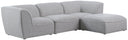 Miramar - 4 Piece Modular Sectional - Meridian Furniture - Stationary Sectionals - Elite Enclave Home