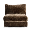 Ludwig - Armless Chair - Mossed Brown - Classic Home - Armless Chairs - Elite Enclave Home
