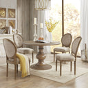 Lexi - Round Pedestal Dining Table - Reclaimed Walnut - Madison Park - Dining Tables - Elite Enclave Home