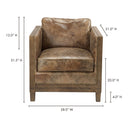 Darlington - Club Chair - Light Brown - Moe's Home Collection - Club Chairs - Elite Enclave Home