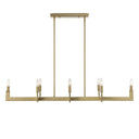 Cordoba - 8 Light Linear Chandelier - Gold - Uttermost - Chandeliers- Elite Enclave Home