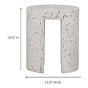 Lyon - Outdoor Stool - White - Moe's Home Collection - Bar Height (28" - 30") - Elite Enclave Home