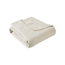 Quebec - Oversized Quilted Throw - Ivory - Madison Park - Throws - Elite Enclave Home