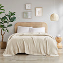 Bree Knit Knit Blanket - Ivory