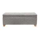 Ashcroft - Storage Bench - Gray Multi - Madison Park - Storage Benches - Elite Enclave Home