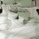 Dawn - 9 Piece Queen Percale Comforter Set - Sage Green