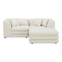 Lowtide - Nook Modular Sectional - Warm White - Moe's Home Collection - Stationary Sectionals - Elite Enclave Home