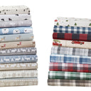 Flannel - Queen Sheet Set - Tan Cars