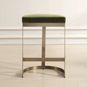 Ivanna - Brass Counter Stool - Moss - Uttermost - Counter Height (24"-27")- Elite Enclave Home