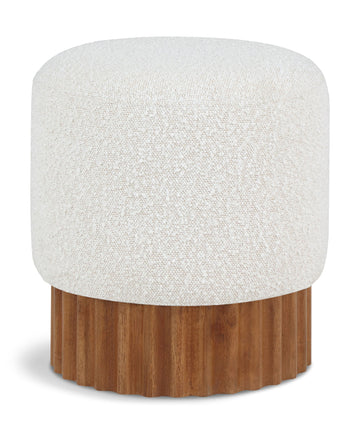 Veranda - Ottoman / Stool With Brown Base