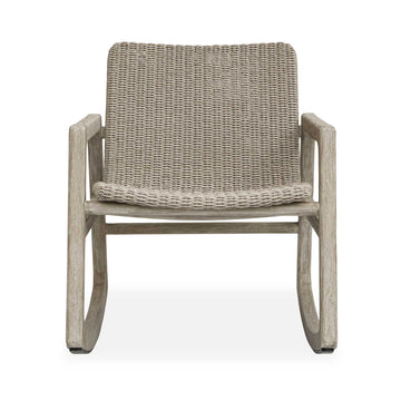 Sumba - Outdoor Wicker Rocking Chair - Gray