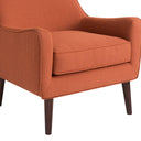 Oxford - Mid - Century Accent Chair - Burnt Orange - Madison Park - Accent Chairs - Elite Enclave Home