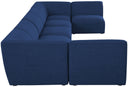 Miramar - 7 Piece Modular Sectional - Meridian Furniture - Stationary Sectionals - Elite Enclave Home