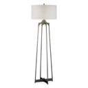 Adrian - Modern Floor Lamp - Pearl Silver