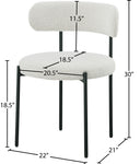 Beacon - Dining Chair (Set of 2) - Meridian Furniture - Chair Sets - Elite Enclave Home